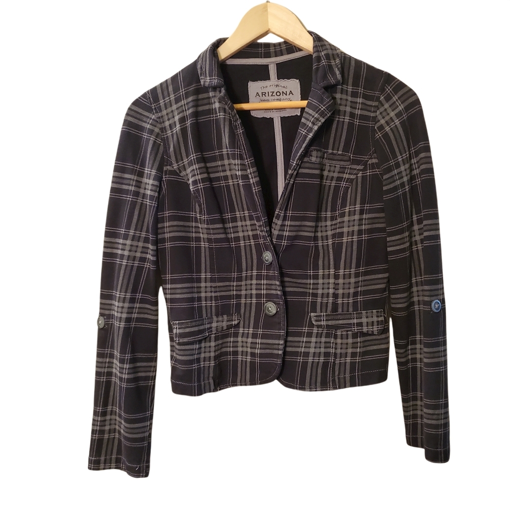 Arizona Womens Preppy Long Sleeve Cotton Jacket Size Medium